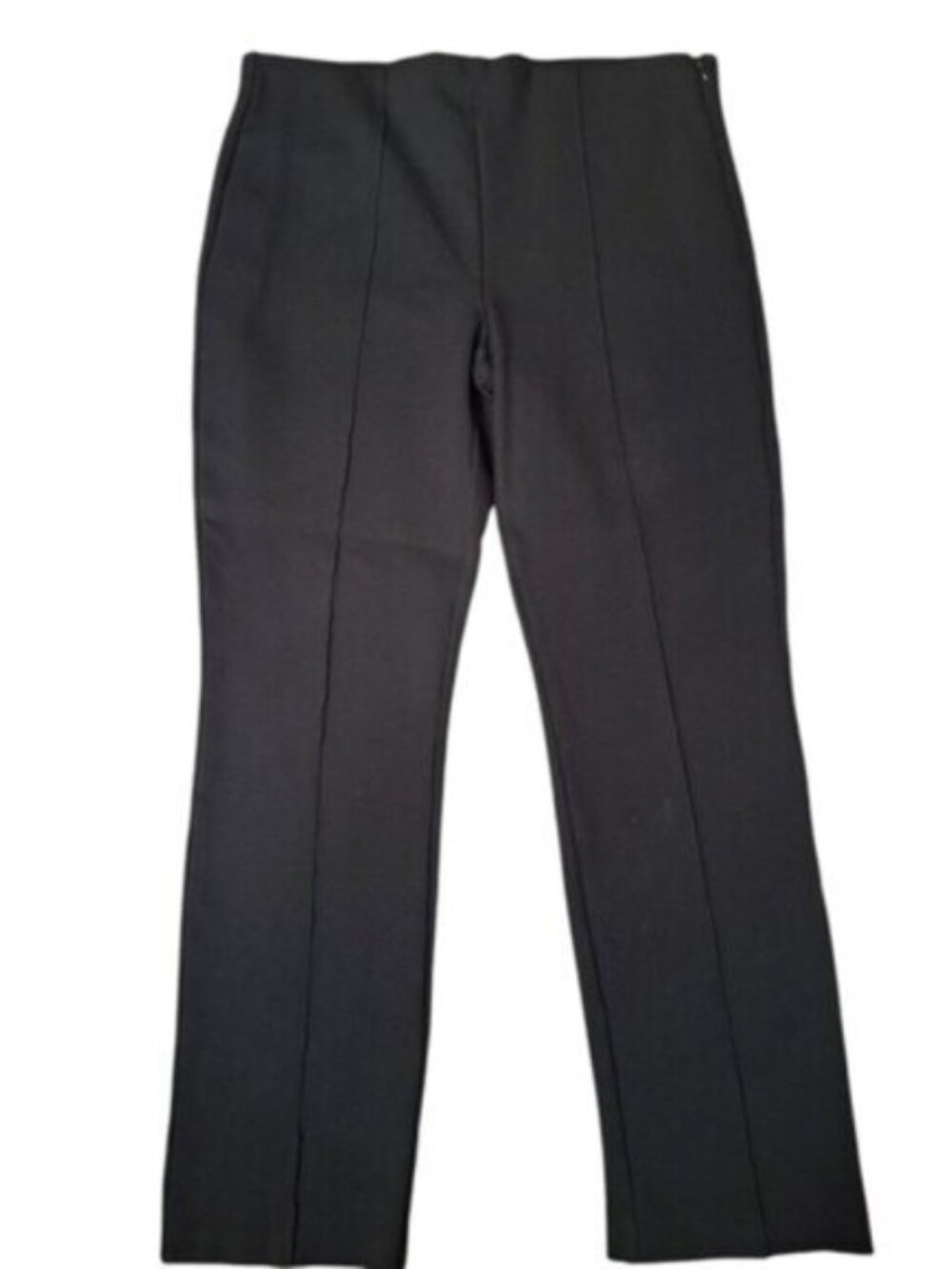 Chico´s So Slimming Black Stretch High rise pants Sz 8 Straight Leg